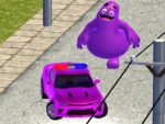 Grimace vs Polis Süper Arabası