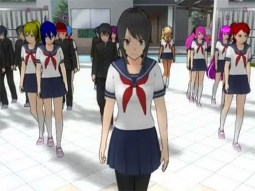 Kız öğrenci Sakura Yandere Simülatörü